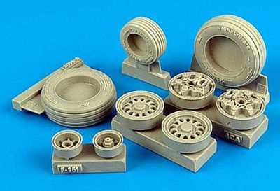 Wheelliant 132006 F-16I Sufa weighted wheels 1/32