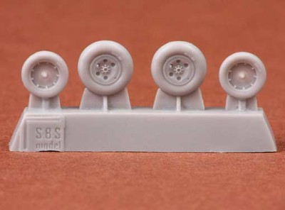 Sbs Model 72035 Folland Gnat T.1 wheel set (AIRFIX) 1/72