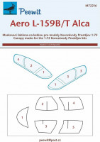 Peewit PW-M72216 1/72 Canopy mask L-159B/T Alca (KP)