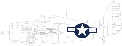Eduard EX971 Mask FM-2 US national insignia (EDU) 1/48
