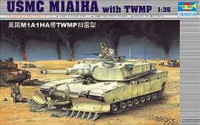 Trumpeter 00335 Американский ОБТ M1A1 Abrams с минным тралом TWM Plough 1/35
