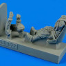 Aerobonus 480077 German WWII Luftwaffe pilot with seat for Bf 109E 1/48