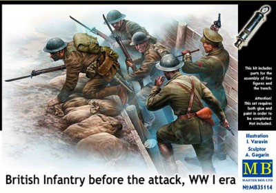 Master Box 35114 British Infantry before the attack, WWI 1/35