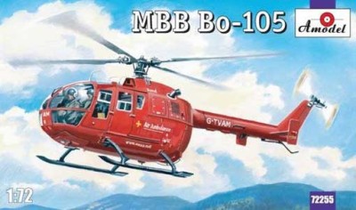 Amodel 72259 Вертолет Bo-105Р военный 1/72