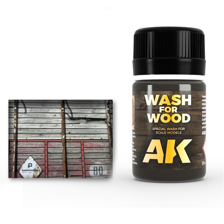 AK Interactive AK-00263 СмывкаWASHFORWOOD (смывка для древесины)