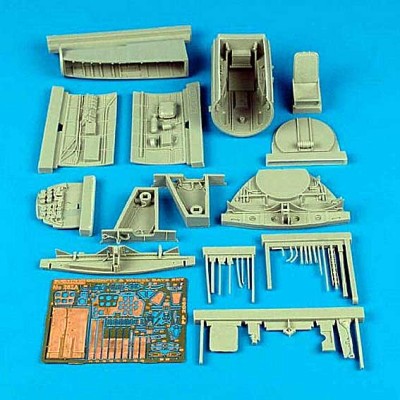 Aires 2069 Me 262A Schwalbe cockpit &amp; wheel bay 1/32
