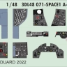 Eduard 3DL48071 A-1H SPACE (TAM) 1/48