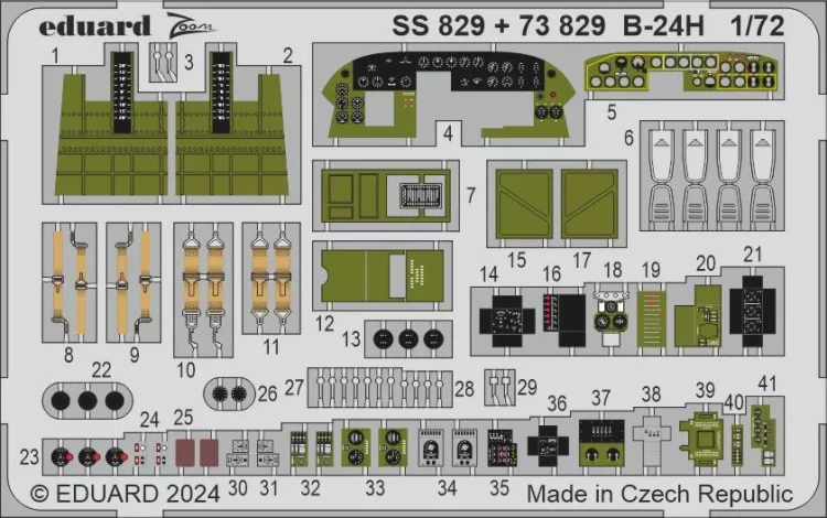 Eduard SS829 B-24H (AIRF) 1/72