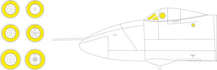 Eduard CX604 Mask Vulcan B.2 (AIRF) 1/72