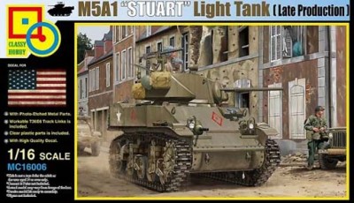 Classy Hobby MC16006 M5A1 Stuart (Late Production) 1:16