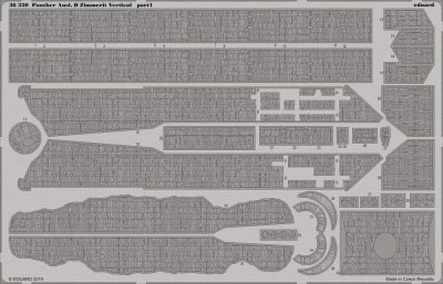 Eduard 36330 SET Panther Ausf. D Zimmerit Vertical (TAM) 1/35