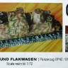 TP Model T-72132 Kannonen und Flakwagen (Panzerzug BP 42/44) 1/72