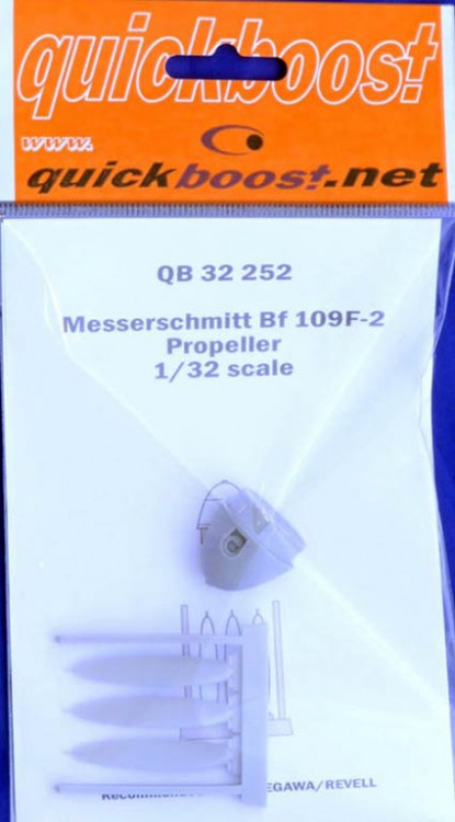 QuickBoost QB32252 Bf 109F-2 propeller (HAS/REV) 1/32