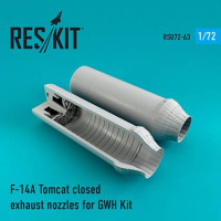 Reskit RSU72-0063 F-14A Tomcat closed exhaust nozzles (G.W.H.) 1/72