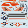 Print Scale 72-297 Douglas F4DF-6 Skyray In the complete set 2 sheets 1/72