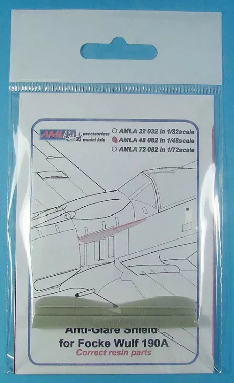 AML AMLA48082 Anti-Glare Shield for Focke Wulf 190A 1/48