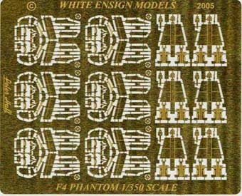 White Ensign Models PE 35071 F-4 PHANTOM (x6) including interior details 1/350