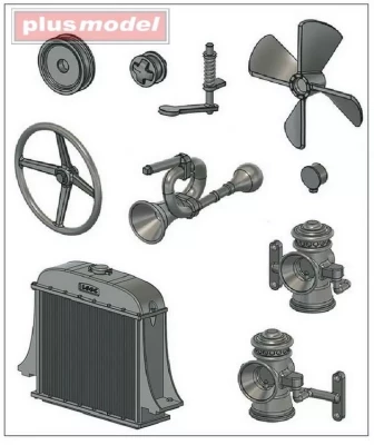 Plusmodel DP3077 Upgrade set for Lorry B (MINIART) 1/35