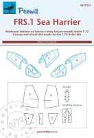 Peewit M72331 Canopy mask FRS.1 Sea Harrier (Ital) 1/72