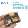 Quinta studio QR35035 Коврик напольный и брызговики для модели КрАЗ-260 (HobbyBoss)  1/35