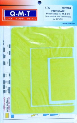 Q-M-T QMT-M32004 1/32 Mask for RF-4 C/E double-sided (REV)