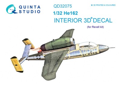 Quinta studio QD32075 He 162 (для модели Revell) 1/32