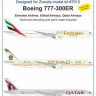 Avia Decals AVD144-11 Boeing 777-300ER Arab carriers 1/144
