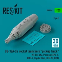 Reskit 35041 UB-32A-24 rocket launchers 'pickup truck' 1/35