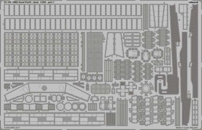 Eduard 53193 HMS Hood pt. 5 deck 1/200