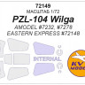 KV Models 72149 PZL-104 Wilga (AMODEL #7232, #7278 / EASTERN EXPRESS #72148) + маски на диски и колеса AMODEL / Eastern Express 1/72