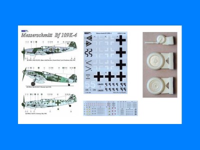 AML AMLD32001 Декали Bf-109K-4 Part I. (with resin wheels) 1/32