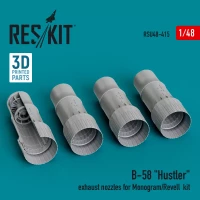 Reskit U48415 B-58 'Hustler' exhaust nozzles (MONO/REV) 1/48