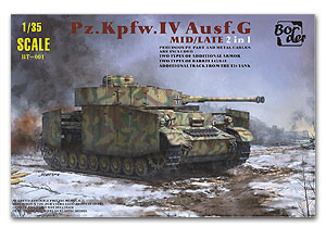 Border Model BT-001 PzKpfw IV Ausf. G Mid/Late (2 In 1) 1/35