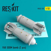 Reskit RS32-0135 FAB 500 M bomb (2 pcs.) 1/32