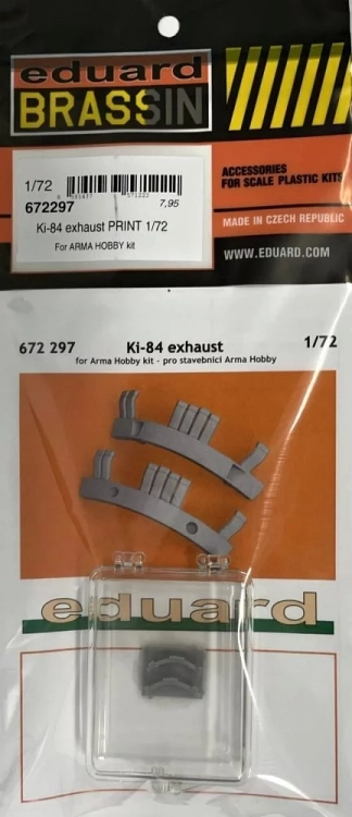 Eduard 672297 BRASSIN Ki-84 exhaust PRINT (ARMA H.) 1/72