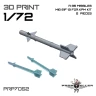 77 Propeller 77PRP-7052 R-3S Missiles for MiG-21F-13 (2 pcs.) 1/72
