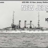 Combrig 70461 USS BB-16 New Jersey Battleship, 1906 1/700
