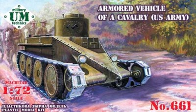 UniModel UMM-72661 Combat car T-1 (Танк Кристи) 1/72