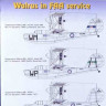 HM Decals HMD-48067 1/48 Decals Superm. Walrus Mk.I FAA Service Pt.1