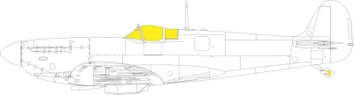 Eduard EX898 Mask Spitfire Mk.XII TFace (AIR) 1/48