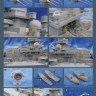 Mk1 Design MS-35022 Battleship Scharnhorst Detail-UP Etched Part 1/350