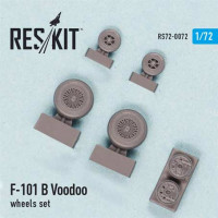 Reskit RS72-0072 F-101 (B) Voodoo wheels set (REV,HAS,VALOM) 1/72