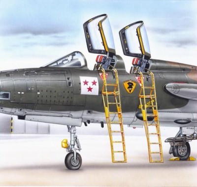 Plus model AL4040 Ladders for F-105F/ G 1:48