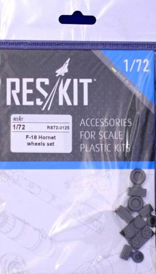 Reskit RS72-0125 F-18 Hornet wheels set (ACAD,HAS,ITA,REV) 1/72