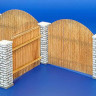 Plus model 216 Fence with poles 1:35
