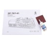 Baumi 12303 ЭР-797-41 паровоз (клей в комплекте) 1/43