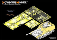 Voyager Model PE35690 WWII German Sd.Kfz. 164 Nashorn Amour Plate/Fenders(For Dragon 6387) 1/35