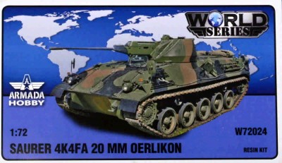 Armada Hobby W72024 SAURER 4K4FA 20mm Oerlikon (resin kit) 1/72