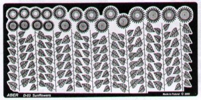 Aber 35D03 Sunflowers (fauna)(flora) 1/35