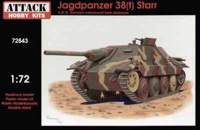 Attack Hobby 72843 Jagdpanzer 38(t) Starr 1/72